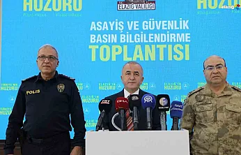 Elazığ'da Asayişte Tarihi Başarı! 2025'te Suçlarda Çarpıcı Düşüş Yaşandı!