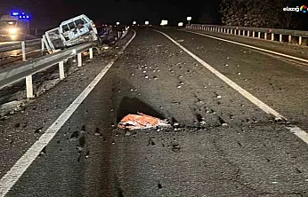 Elazığ'da İl Özel İdaresi aracı kaza yaptı: 4 personel yaralandı