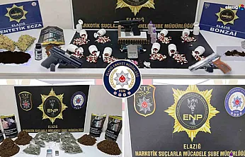 Elazığ sokaklarında narkotik mesaisi: Zehir tacirlerine geçit yok
