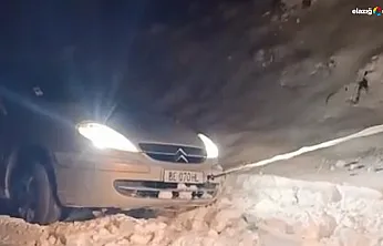 Yol kapandı, umutlar kesildi İl Özel İdaresi hızır gibi yetişti!