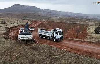 Elazığ İl Özel İdaresi yılan hikayesine dönen yol için düğmeye bastı