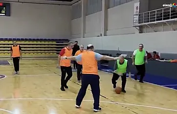 Elazığ'da protokol parkeye çıktı: Siyaset ve bürokrasi basketbol sahasında buluştu