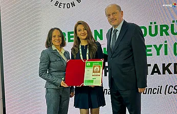 Elazığ'ın Gururu Seza Çimentoya Sürdürülebilir Üretimde Global Tanınırlık!