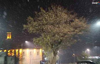 Tarihi Harput kışa merhaba dedi