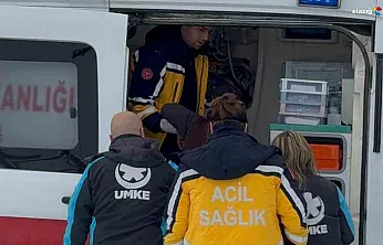 Kar geçit vermedi, Elazığ UMKE engelleri aşarak yetişti