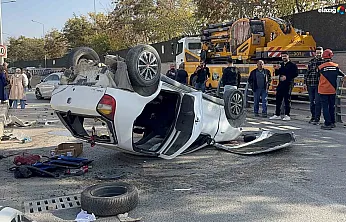 Elazığ'da Araç Karşı Şeride Geçti, 2 Kişi Yaralandı!