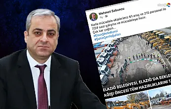 Paylaşım gündem, yollar kilit: Elazığ Belediyesi yine kar altında kaldı!