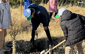 Sivrice'de Öğrenciler Geleceğe Nefes Oldu: Yeşil Vatan Fidanları Toprakla Buluştu!