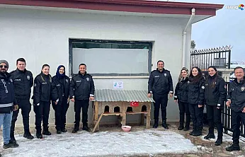 Sivrice polisi'nden 'iç ısıtan' hareket: Emniyet bahçesi kedilerin yuvası oldu!