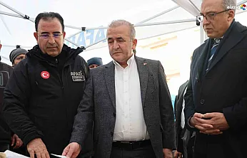 Vali Hatipoğlu arama çalışmalarını yerinde inceledi