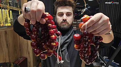 Tespih dünyasının gözü Elazığ'da! 6 kilodan sadece 2 kilo kalacak