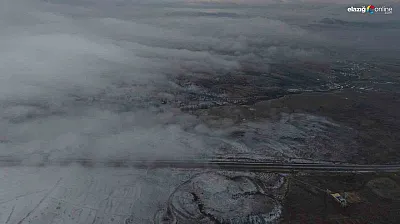Tarihi Harput'ta üç mevsim bir arada