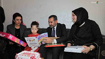 Başkan Şerifoğulları'ndan minik Fatma'ya anlamlı ziyaret