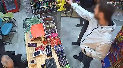 Büfede yaşanan hırsızlık saniye saniye kaydedildi