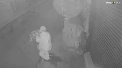 Poşet küçük gelince plan değişti!