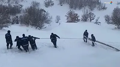 'Gelemezler dedik, direkle geldiler!' Palu köylüsünden ekiplere tam not!