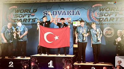 Dart Dünya Şampiyonasında Elazığ Rüzgarı! Üç Kategoride Derece!