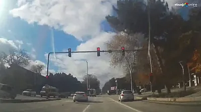 Elazığ'da trafik ihlali kazaya dönüştü