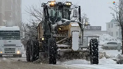Elazığ'da buz kıran mesai: 140 ton tuzla yollar açık tutuldu