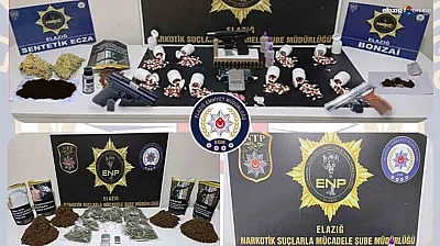 Elazığ sokaklarında narkotik mesaisi: Zehir tacirlerine geçit yok