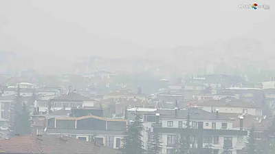 Elazığ'da görüş mesafesi, yer yer 5 metreye kadar düştü