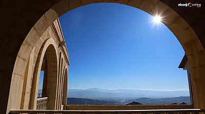 Harput'ta kış ortasında güneşli bir mola!