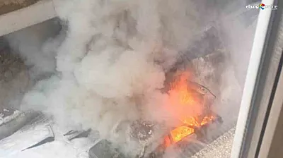 Mahalleli sokağa döküldü: Park halindeki Tofaş küle döndü!