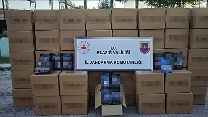 Elazığ'da Şok Uygulama! Kaçak Getirilen Sigaralar Jandarma Kontrolüne Takıldı!