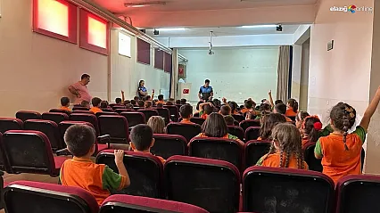 Elazığ'da miniklere polis teşkilatı tanıtıldı