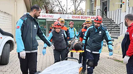 6.8 büyüklüğünde deprem senaryosu hastaneyi harekete geçirdi