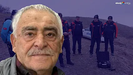 Elazığ'da kayıp yaşlı adam için 40 kişilik ekip sahada
