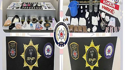 Elazığ polis nefeslerini kesti! Uyuşturucu tacirleri birer birer paketlendi!