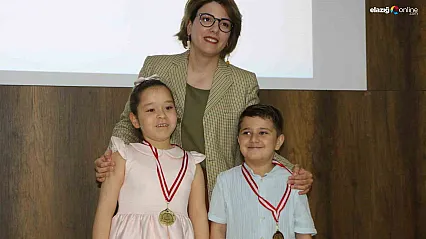 Elazığ'daki Zeka ve Yetenek Okulu öğrencileri ödüllendirildi