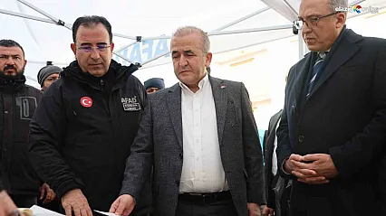 Vali Hatipoğlu arama çalışmalarını yerinde inceledi