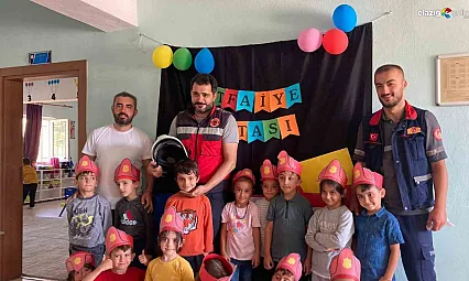 Anaokul öğrencilerine itfaiye birimi tanıtıldı