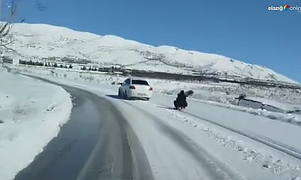 Adrenalin dediler facianın eşiğinden döndüler! Baskil'de korku dolu anlar