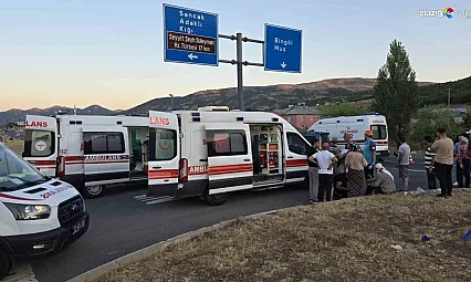 Bingöl'de trafik kazası: 11 yaralı