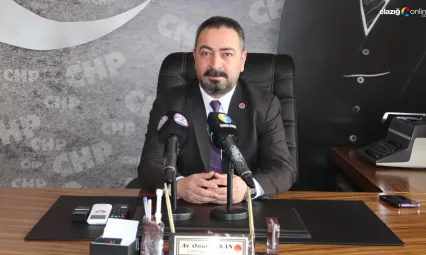 CHP Elazığ İl Başkanı Onur Özkan'dan 'Eğitim Maratonu' açıklaması!