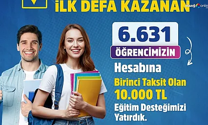 DBB'den üniversiteyi ilk kez kazanan 6 bin 631 öğrenciye eğitim desteği