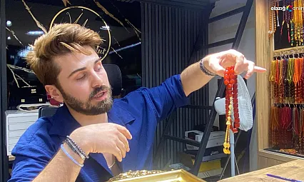Elazığ'da El Yapımı, Altın Püsküllü Osmanlı Tespihler Göz Kamaştırıyor!