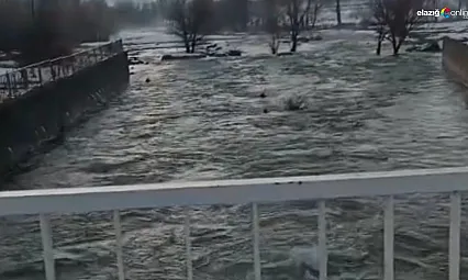 Kışın karı, baharın çilesi oldu: Karakoçan'da akarsular şahlandı!