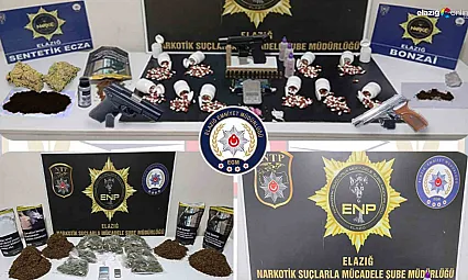 Elazığ sokaklarında narkotik mesaisi: Zehir tacirlerine geçit yok