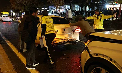 Malatya Caddesi'nde Zincirleme Trafik Kazası: 5 Araç Birbirine Girdi, 1 Yaralı!