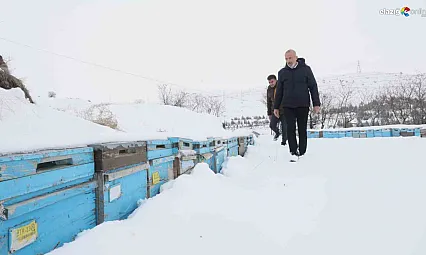 Böyle kışa can kurban! Elazığ'da kar, bal rekoltesine göz kırptı