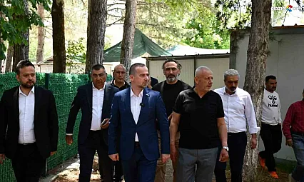 MAGİNDER heyeti Doğanşehir'de esnaf ve vatandaşlarla buluştu