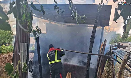 Tandırda unutulan köz yangına neden oldu