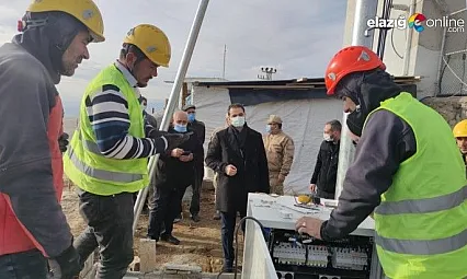 Çemişgezek'in o köyünde telefonu göndere çekme işlemi bitti