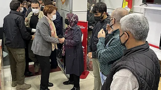 Meral Akşener Elazığ'da ziyaretlerde bulundu