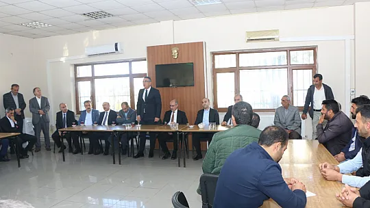 İl Özel İdaresi'nde ilk iş günü bayramlaşma ile başladı