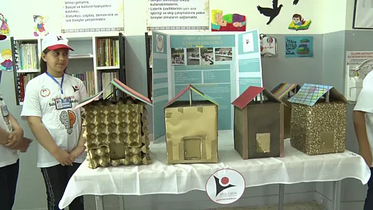 Şahsuvar Ortaokulu'nda TÜBİTAK 4006 bilim fuarı
